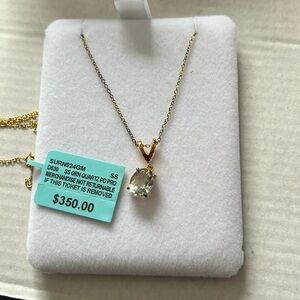 Necklace with October birth stone paid $350